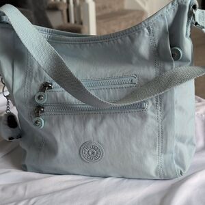 Kipling Pale Blue Crossbody Shoulder Bag